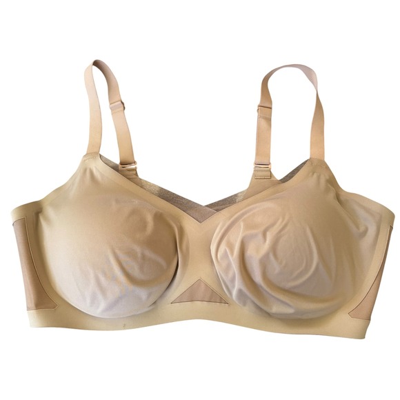 Honeylove Other - Honeylove Womens Crossover Bra Sand Beige Wireless Support 1X 40C/D LWBR0302V3
